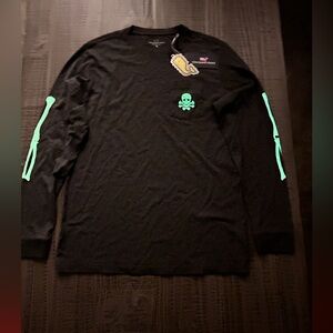 Vineyard Vines Gray Long Sleeve Boys Shirt Size XL (18)